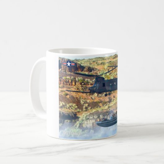 MH-47G CHINOOK KAFFEETASSE (Vorderseite Links)