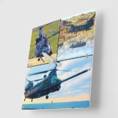 MH-47G CHINOOK QUADRATISCHE WANDUHR (Winkel)