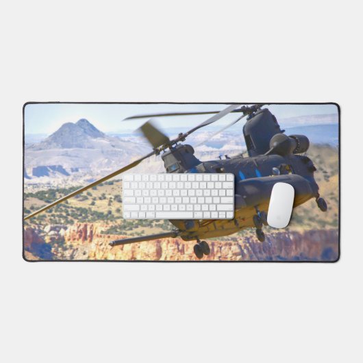 MH-47G CHINOOK SCHREIBTISCHUNTERLAGE (Tastatur & Maus)