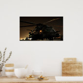MH-53 Pave Low Helicopter Poster (Küche)