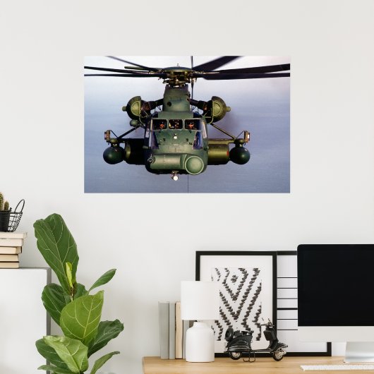 MH-53 Pave Low Poster (Heimbüro)