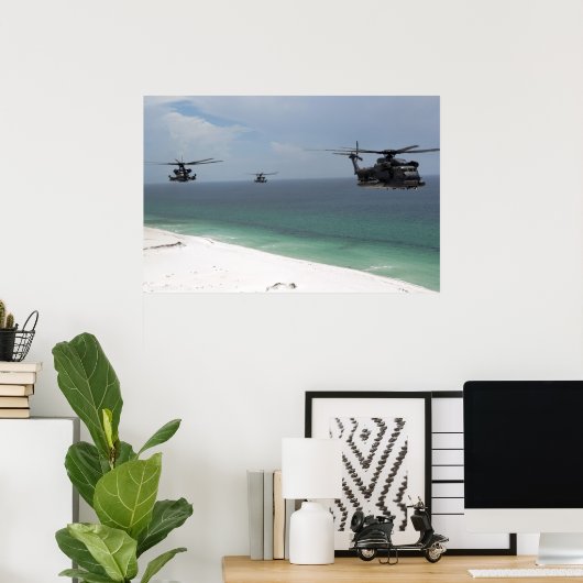 MH-53 Pave Low Poster (Heimbüro)