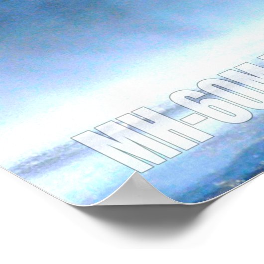 MH-60 M BLACKHAWK POSTER (Ecke)