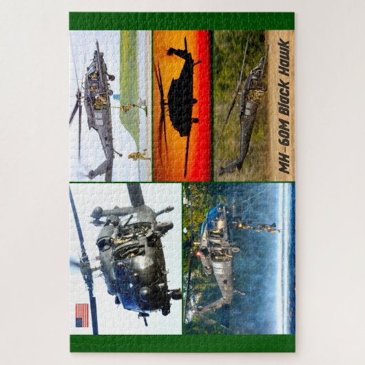 MH-60 M SCHWARZE HAWK (20 x 30 INCH) Puzzle (Vertikal)
