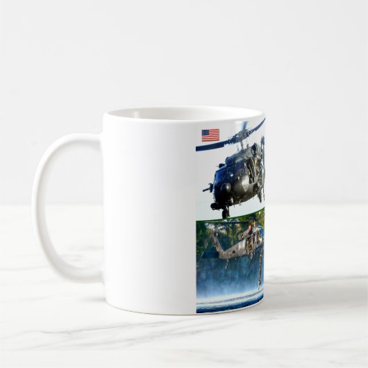 MH-60 M SCHWARZE HAWK KAFFEETASSE (Links)