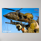MH-60 M SCHWARZE HAWK POSTER (Vorne)