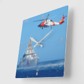 MH-60 T JAYHAWK QUADRATISCHE WANDUHR (Winkel)