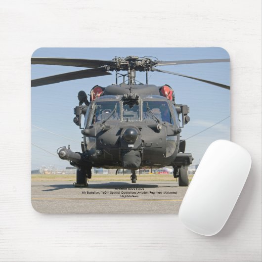 MH-60M schwarzer Mousepad (Mit Mouse)