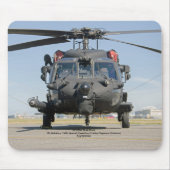 MH-60M schwarzer Mousepad (Vorne)