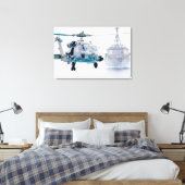 MH-60R SEAHAWK 24x36 Leinwanddruck (Insitu (Schlafzimmer))