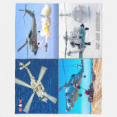 MH-60R SEAHAWK Fleece Blanket (Vorderseite)