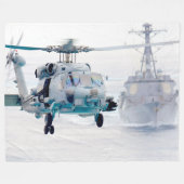 MH-60R SEAHAWK FLEECEDECKE (Vorderseite (Horizontal))