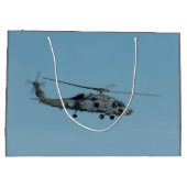 MH-60R Seahawk Große Geschenktüte (Rückseite)