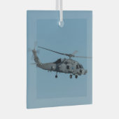 MH-60R Seahawk Ornament Aus Glas (Vorderseite Rechts)