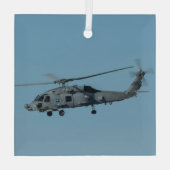 MH-60R Seahawk Ornament Aus Glas (Rückseite)