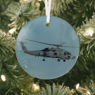 MH-60R Seahawk Ornament Aus Glas