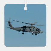 MH-60R Seahawk Ornament Aus Metall (Rückseite)