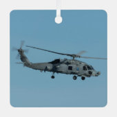 MH-60R Seahawk Ornament Aus Metall (Vorderseite)