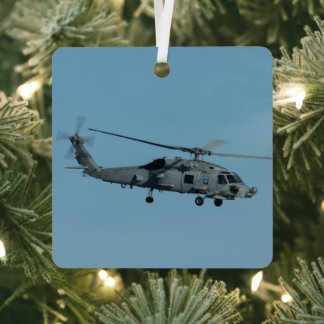 MH-60R Seahawk Ornament Aus Metall