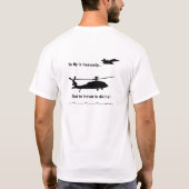 MH-60S erahnen Schwebeflug T-Shirt (Rückseite)