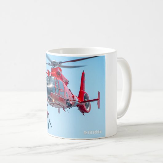 MH-65C-DOLPHIN KAFFEETASSE (VorderseiteRechts)
