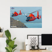 MH-65D DELPHIN POSTER (Heimbüro)