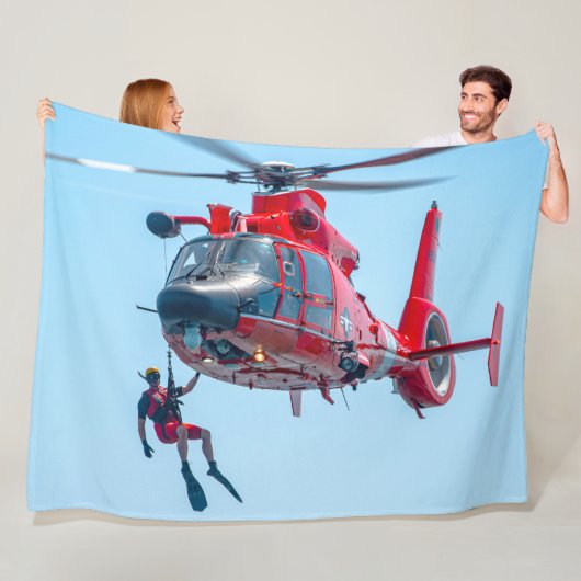 MH-65D-DOLPHIN FLEECEDECKE (Beispiel)