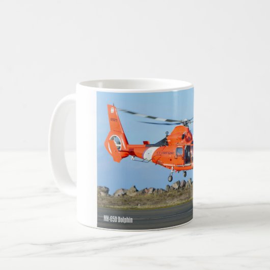 MH-65D-DOLPHIN KAFFEETASSE (Vorderseite Links)