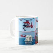 MH-65D-DOLPHIN KAFFEETASSE (Vorderseite Links)
