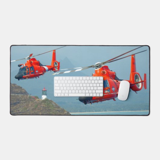 MH-65D-DOLPHIN SCHREIBTISCHUNTERLAGE (Tastatur & Maus)