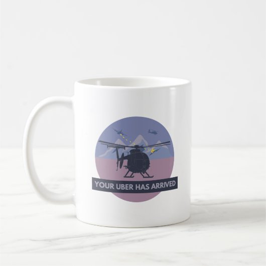 MH-6-Little-Bird-Hubschrauber Kaffeetasse (Links)