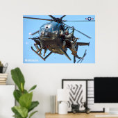 MH-6M LITTLE BIRD POSTER (Heimbüro)