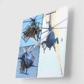 MH/AH-6 MILLIONEN BIRD QUADRATISCHE WANDUHR (Winkel)