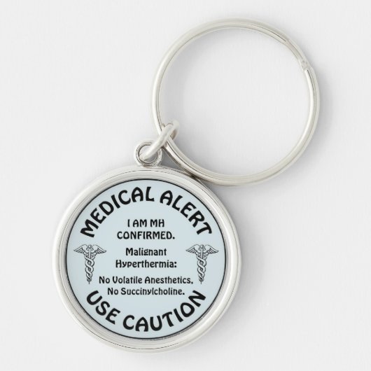 MH CONFIRMED Button-Schlüsselanhänger Schlüsselanhänger (Vorne)