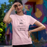 Mh Das Element des Indifferenz-Shirts T-Shirt<br><div class="desc">So viele Elemente in der Periodentafel,  aber was auch immer... Ich kümmere mich nicht um das Element der Indifferenz!</div>