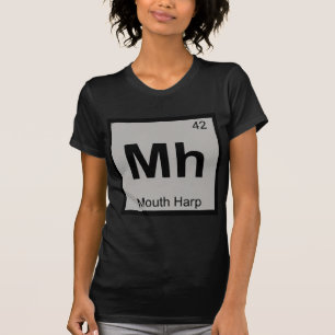 Mh - Mundharmonika-Musik Chemie Periodensystem T-Shirt