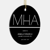 MHA-Grad-Abschluss von Keepake Keramik Ornament (Rechts)