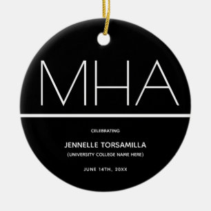 MHA-Grad-Abschluss von Keepake Keramik Ornament