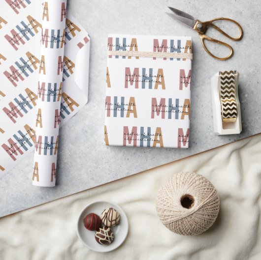MHA Master of Health Administration Abschluss Geschenkpapier (Kunsthandwerk)