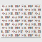 MHA Master of Health Administration Abschluss Geschenkpapier (Flach)