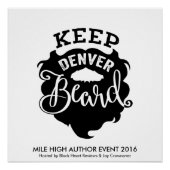 MHAE "Denver Beard Behalt" Poster (Vorderseite)