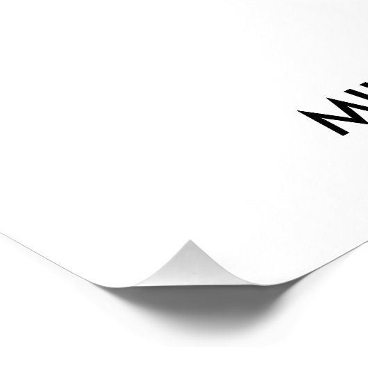 MHAE "Denver Beard Behalt" Poster (Ecke)