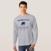 MHALLLLLLU Klassiker-T-Shirt T-Shirt (Vorne ganz)