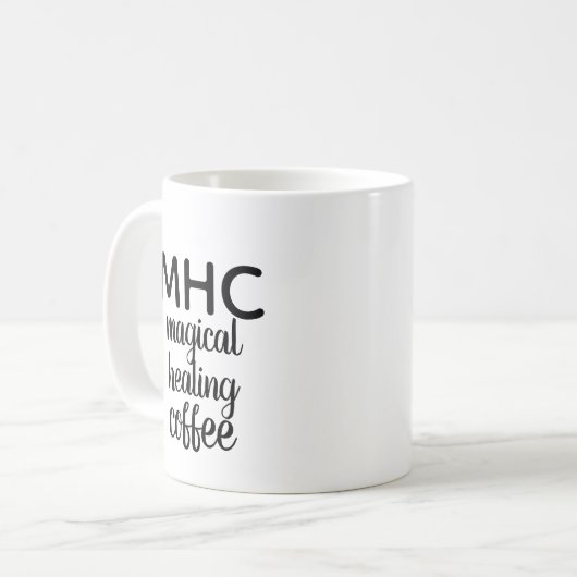 "MHC: Tasse des magischen heilenden Kaffees" (Vorderseite Links)