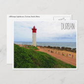 Mhlanga Leuchtturm grün Postkarte (Vorne/Hinten)