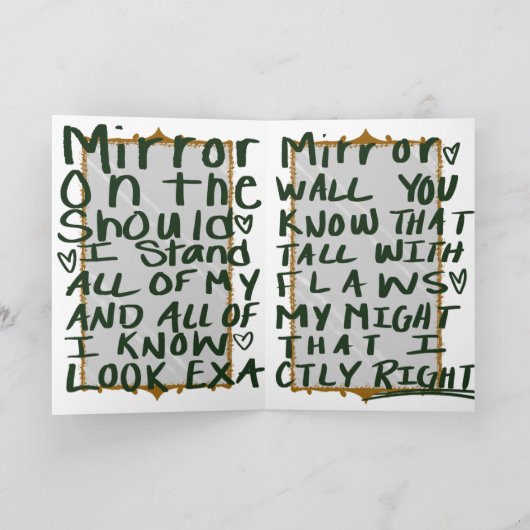 MHM - Mirror Mirror Karte (Innenseite)