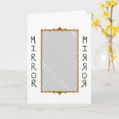 MHM - Mirror Mirror Karte (Gelbe Blume)