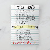 MHM - Selbst-Liebe Karte (Innenseite)