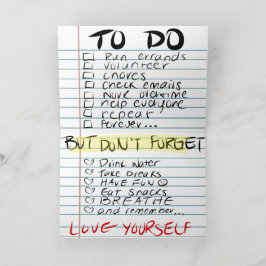 MHM - Selbst-Liebe Karte