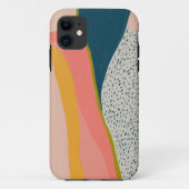 MHN-TELEFALL Abstrakt hell gefärbt Case-Mate iPhone Hülle (Rückseite)